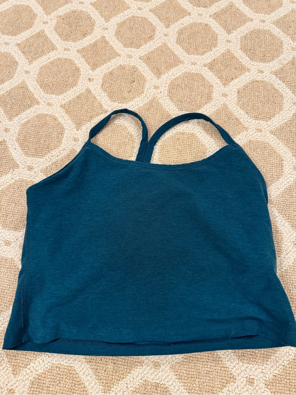 Beyond Yoga teal workout top